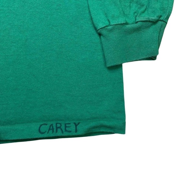 Vintage Air Force military squadron crew mock neck shirt LARGE - Picture 5 of 5